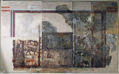 Zimri-Lim, rey de Mari, ante la diosa Ishtar, del Palacio de Zimri-Lim, Mari, Medio Éufrates, 1778-1758 a.C.